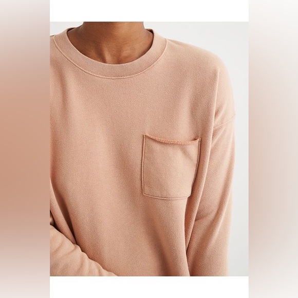 aerie Sweaters - Brand New Women's Aerie Cropped Peach Crew Neck Sweater Size Small